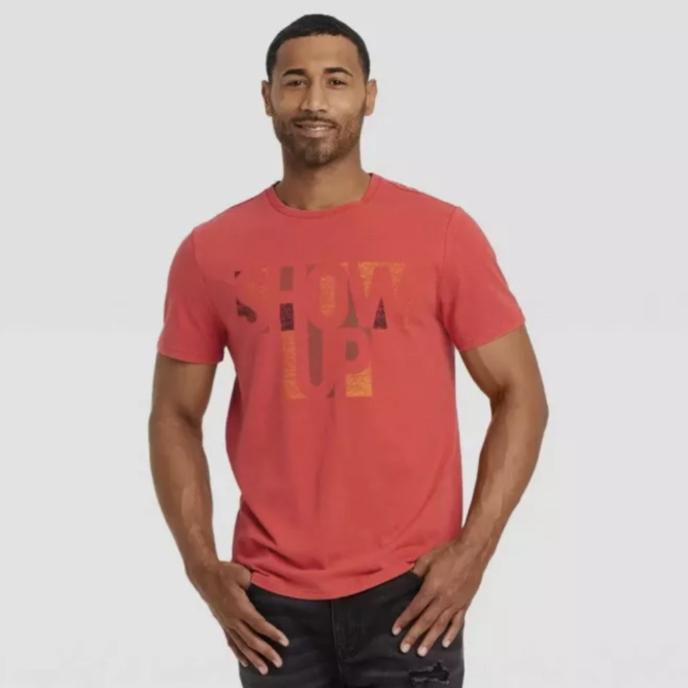 (NEW) Black History Month Graphic Coral T-Shirt